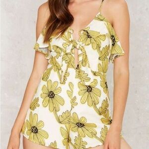 Nasty Gal Sunflower Romper